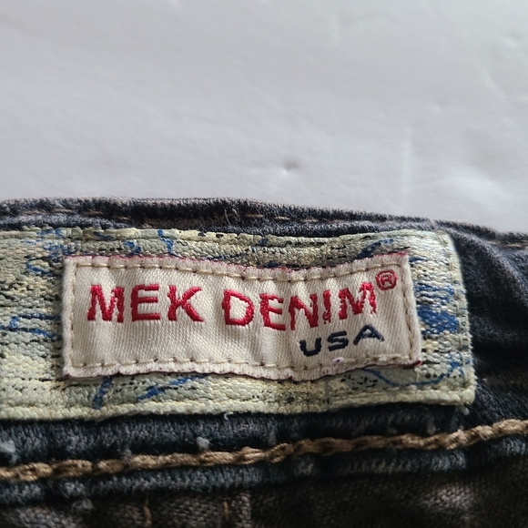 Mek Denim Belize Cigarette Women's Dark Blue Jeans Sz.28/34 - Picture 6 of 11